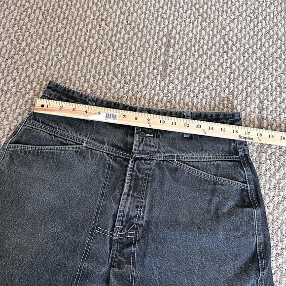 Vintage Marithé François Girbaud Baggy Jeans Men’s 32 Y2K Black Wash - Picture 7 of 10